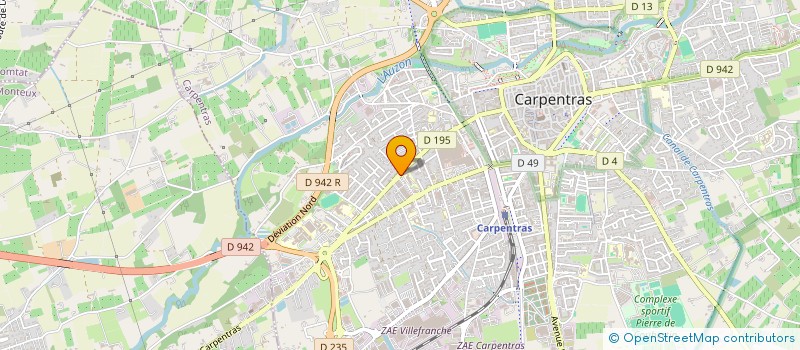 localisation de l'entreprise MONSIEUR GREGORY ARGENTIN  CARPENTRAS