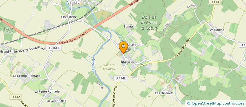 localisation de l'entreprise MONSIEUR GREGORY ARSIVAUD  RETAUD