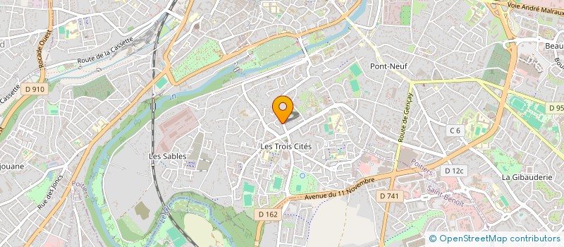 localisation de l'entreprise MONSIEUR GREGORY ARTUS  POITIERS