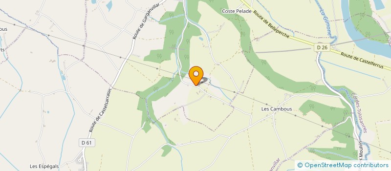 localisation de l'entreprise MONSIEUR GREGORY ASTORG  CASTELFERRUS