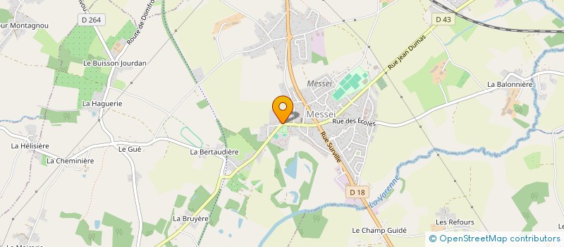 localisation de l'entreprise MONSIEUR GREGORY AUBERT à MESSEI