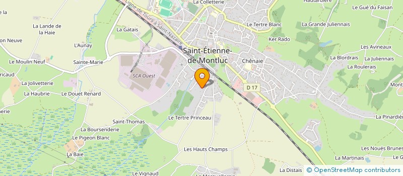 localisation de l'entreprise MONSIEUR GREGORY AUBIER  SAINT-ETIENNE-DE-MONTLUC