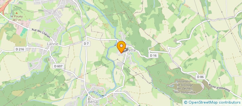 localisation de l'entreprise MONSIEUR GREGORY AUDOIN  HIBARETTE