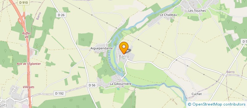 localisation de l'entreprise MONSIEUR GREGORY AUDONNET à LA FAYE