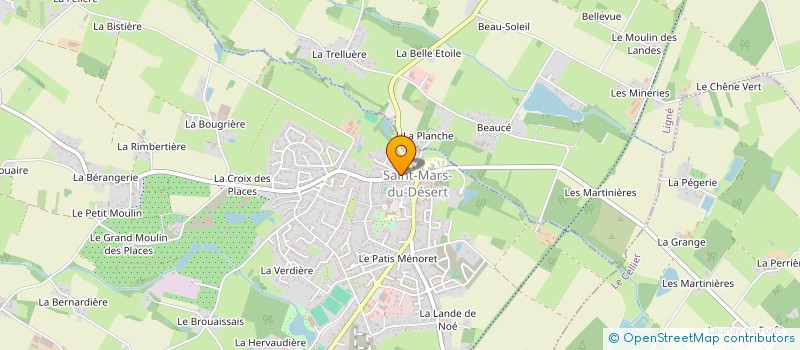 localisation de l'entreprise MONSIEUR GREGORY AUDRAIN  SAINT-MARS-DU-DESERT