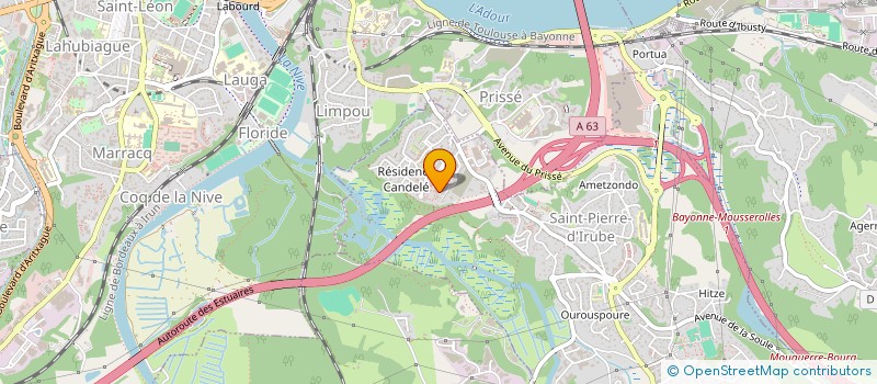 localisation de l'entreprise MONSIEUR GREGORY AVANTIN  SAINT-PIERRE-D'IRUBE