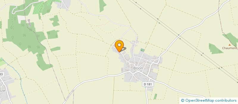 localisation de l'entreprise MONSIEUR GREGORY AVRIL  BRION