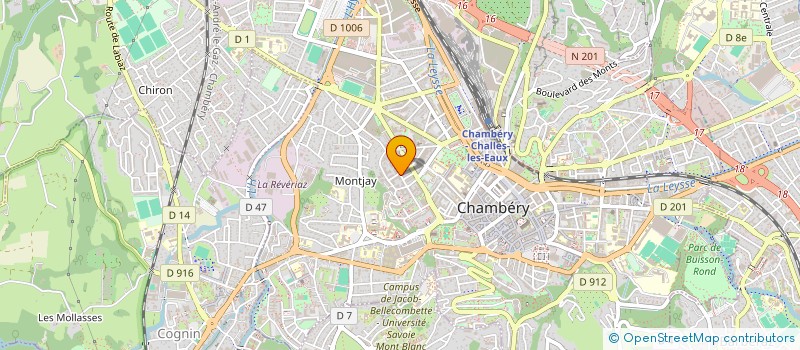 localisation de l'entreprise MONSIEUR GREGORY AVRIL  CHAMBERY