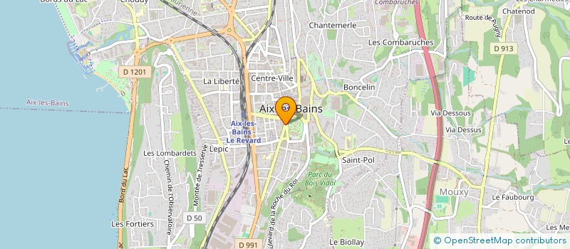 localisation de l'entreprise MONSIEUR GREGORY BACCI  AIX-LES-BAINS