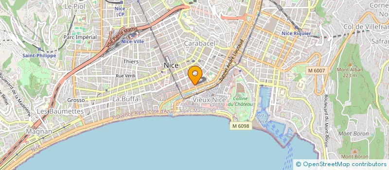 localisation de l'entreprise MONSIEUR GREGORY BACCI à NICE