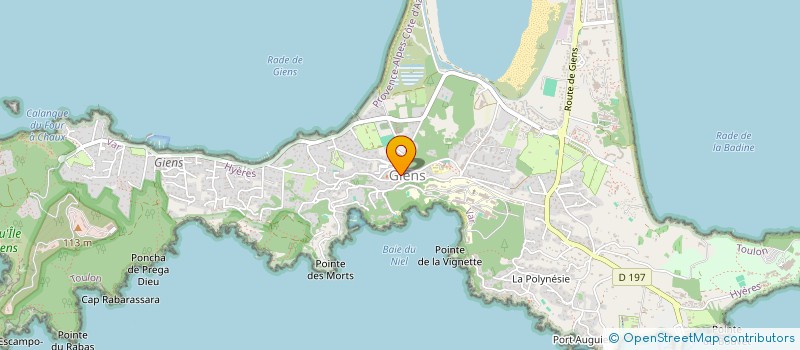 localisation de l'entreprise MONSIEUR GREGORY BACH  HYERES