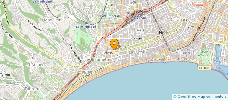 localisation de l'entreprise MONSIEUR GREGORY BACHA à NICE