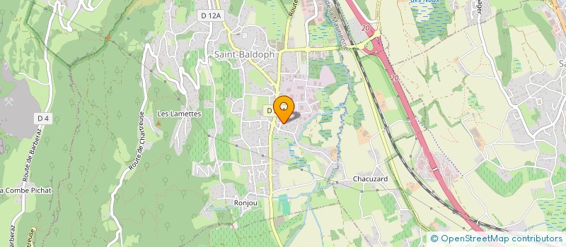 localisation de l'entreprise MONSIEUR GREGORY BADIER  SAINT-BALDOPH