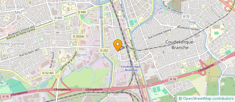 localisation de l'entreprise MONSIEUR GREGORY BAEY  COUDEKERQUE-BRANCHE