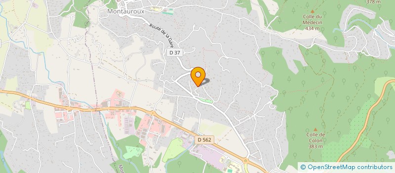 localisation de l'entreprise MONSIEUR GREGORY BALAVOINE  MONTAUROUX