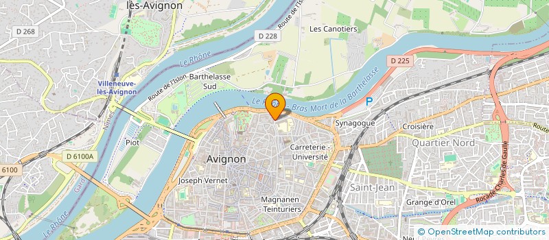 localisation de l'entreprise MONSIEUR GREGORY BALLUE  AVIGNON