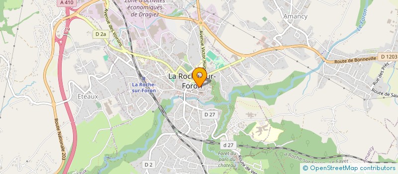 localisation de l'entreprise MONSIEUR GREGORY BARENTIN à LA ROCHE-SUR-FORON