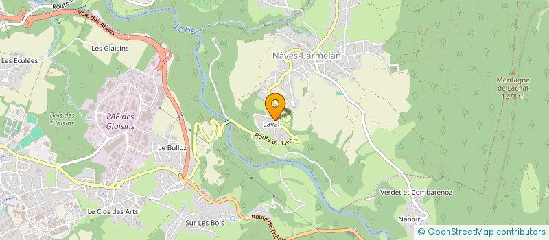 localisation de l'entreprise MONSIEUR GREGORY BARNEOUD à ANNECY