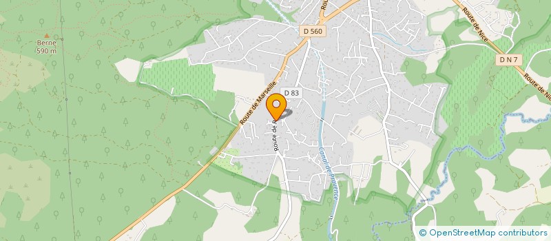 localisation de l'entreprise MONSIEUR GREGORY BARRAL DIT BARALO à SAINT-MAXIMIN-LA-SAINTE-BAUME