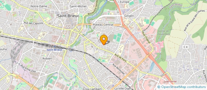 localisation de l'entreprise MONSIEUR GREGORY BARRY à SAINT-BRIEUC