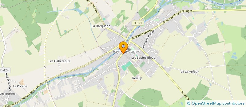 localisation de l'entreprise MONSIEUR GREGORY BARTHON à FAY-AUX-LOGES