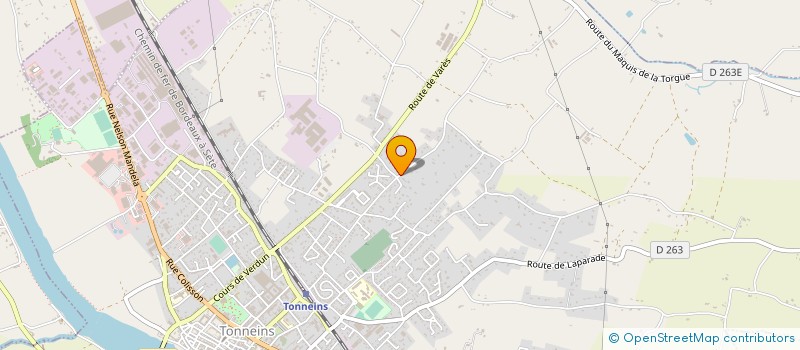 localisation de l'entreprise MONSIEUR GREGORY BARTHOU  TONNEINS