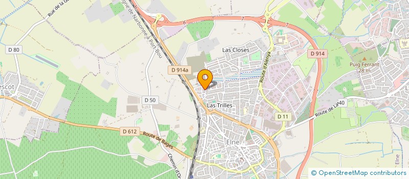 localisation de l'entreprise MONSIEUR GREGORY BASCLE  ELNE