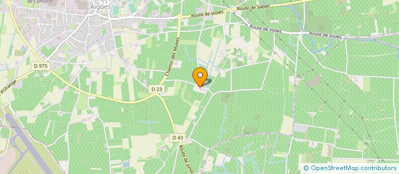 localisation de l'entreprise MONSIEUR GREGORY BASSO à CAMARET-SUR-AIGUES