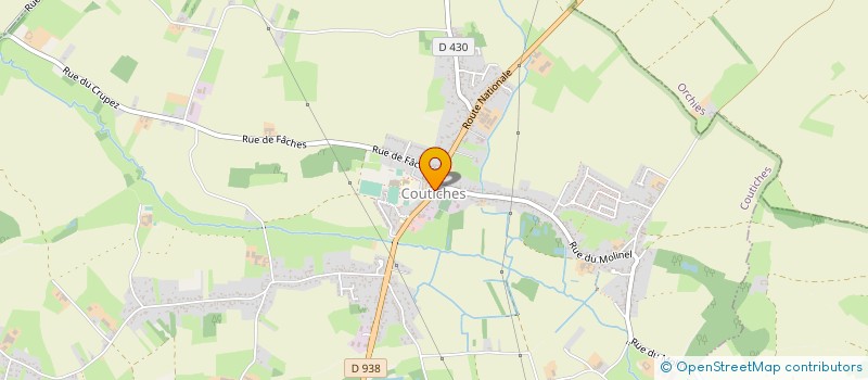 localisation de l'entreprise MONSIEUR GREGORY BATAILLE  COUTICHES