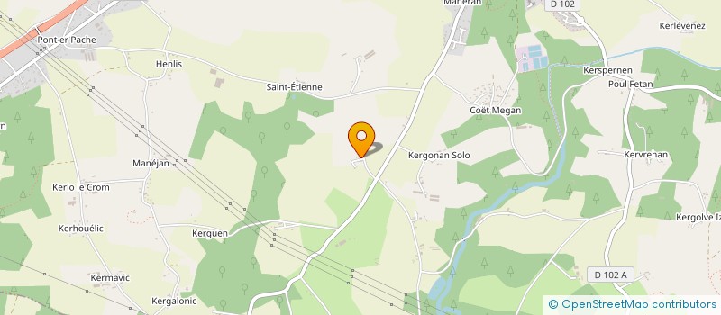 localisation de l'entreprise MONSIEUR GREGORY BAUDET  LANGUIDIC