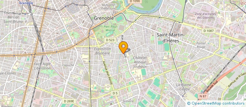 localisation de l'entreprise MONSIEUR GREGORY BAYLE  GRENOBLE