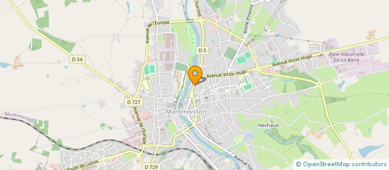 localisation de l'entreprise MONSIEUR GREGORY BEAL à MONTMORILLON