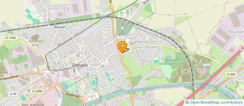 localisation de l'entreprise MONSIEUR GREGORY BEAUCHAMP  DENAIN