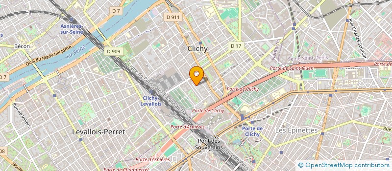 localisation de l'entreprise MONSIEUR GREGORY BEAUME à CLICHY