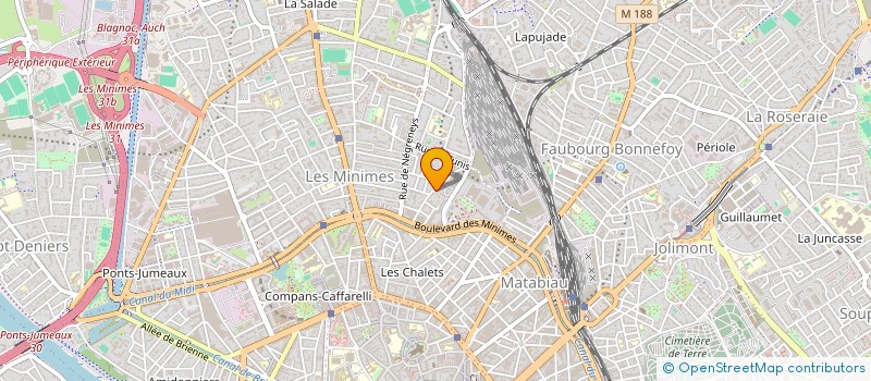 localisation de l'entreprise MONSIEUR GREGORY BECCAN  TOULOUSE