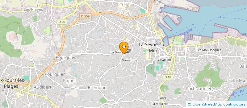 localisation de l'entreprise MONSIEUR GREGORY BEGUE  LA SEYNE-SUR-MER