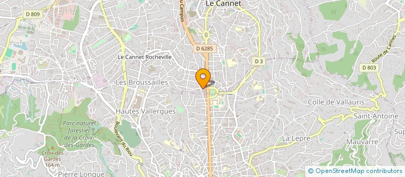 localisation de l'entreprise MONSIEUR GREGORY BENTATA à LE CANNET