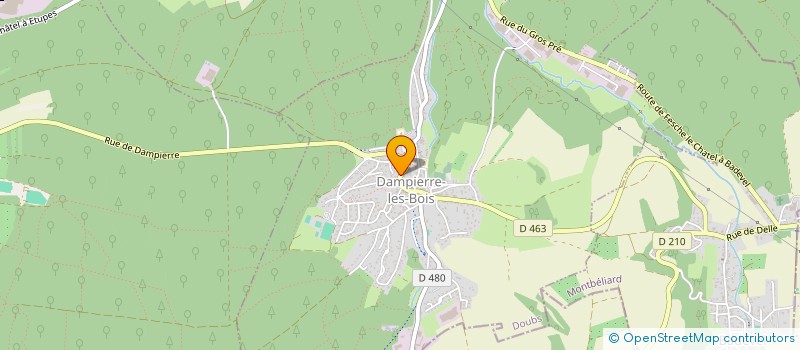 localisation de l'entreprise MONSIEUR GREGORY BERNARD  BADEVEL