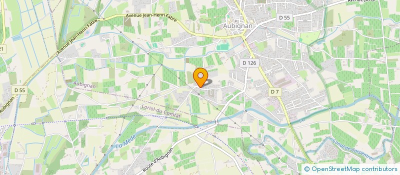 localisation de l'entreprise MONSIEUR GREGORY BERNARD  AUBIGNAN