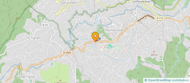 localisation de l'entreprise MONSIEUR GREGORY BERNAT  PEYMEINADE