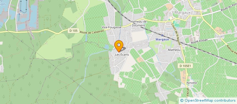 localisation de l'entreprise MONSIEUR GREGORY BERRIER  MARGAUX-CANTENAC