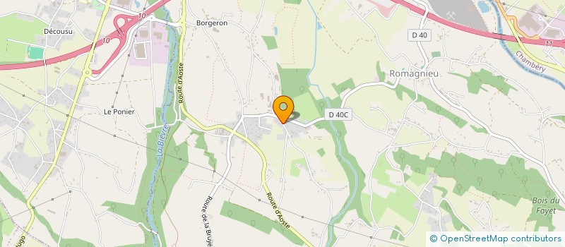 localisation de l'entreprise MONSIEUR GREGORY BERTHIER  ROMAGNIEU