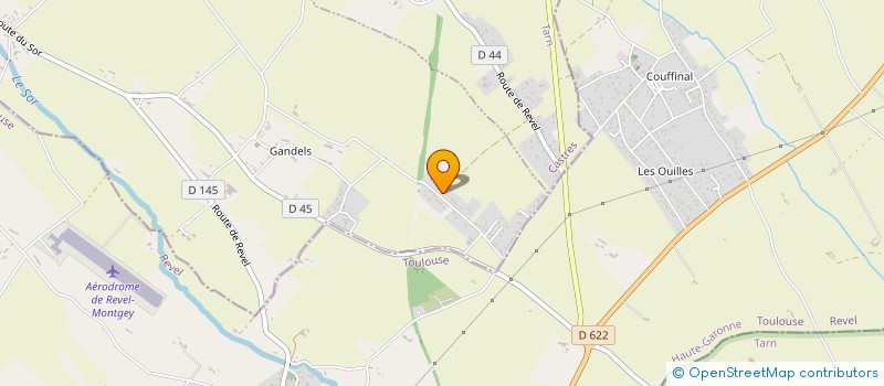 localisation de l'entreprise MONSIEUR GREGORY BERTRAND  GARREVAQUES