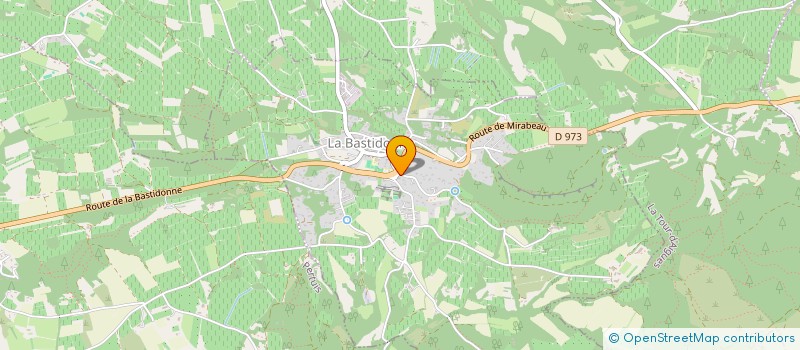 localisation de l'entreprise MONSIEUR GREGORY BESSON  LA BASTIDONNE