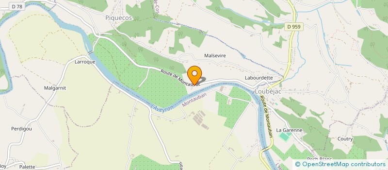 localisation de l'entreprise MONSIEUR GREGORY BEYER  PIQUECOS