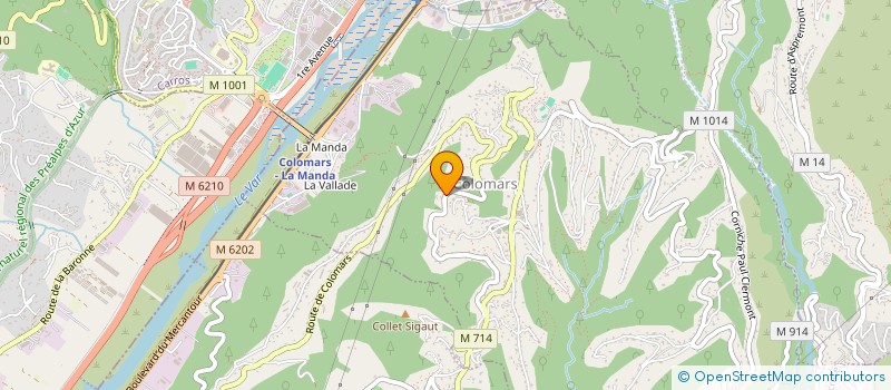 localisation de l'entreprise MONSIEUR GREGORY BIANCHI  COLOMARS