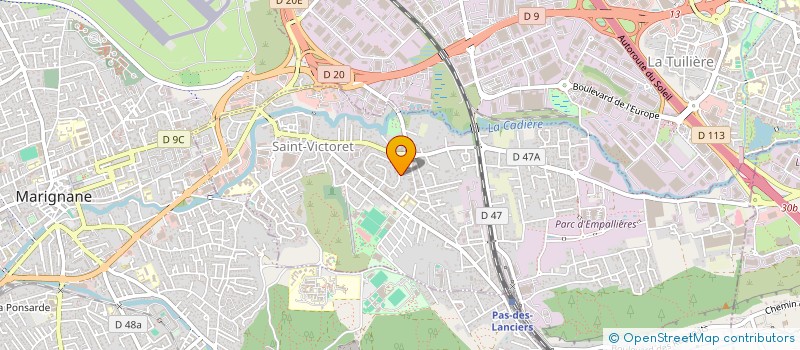 localisation de l'entreprise MONSIEUR GREGORY BIANCHI  SAINT-VICTORET