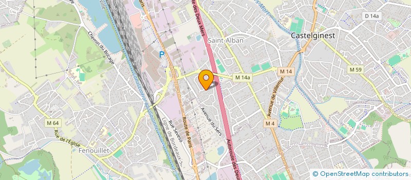 localisation de l'entreprise MONSIEUR GREGORY BISEAU à SAINT-ALBAN