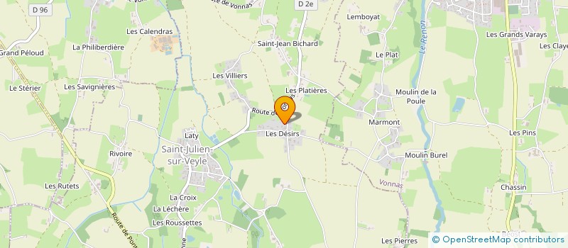 localisation de l'entreprise MONSIEUR GREGORY BLACHE  SAINT-JULIEN-SUR-VEYLE