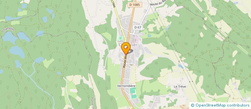 localisation de l'entreprise MONSIEUR GREGORY BLANC  CHAMPIER